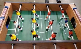Mini Table Top Foosball with Accessories 12 x 20 Inches 2 Person Fun Game - £16.75 GBP