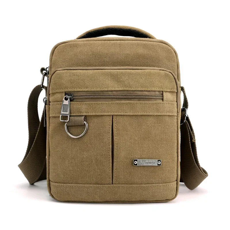 New Fashion Mens Canvas Bag Casual Handbag Shoulder Bag Messenger Bag - $19.94