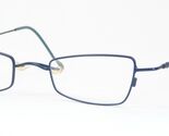 Vintage Moda Optische MO 2117 Mobile Matt Blau Selten Brille 44-22-143mm - $56.42