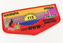 Vtg WIHINIPA HINSA Lodge 113 OA Order Arrow WWW Boy Scouts America Flap ... - $11.69
