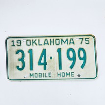 1975 United States Oklahoma Base Mobile Home License Plate 314-199 - $12.28 CAD