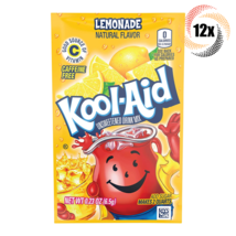 12x Packets Kool-Aid Lemonade Caffeine Free Soft Drink Mix | Fast Shipping! | - £7.68 GBP