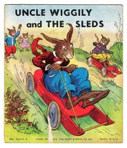 VINTAGE 1939 Platt &amp; Munk Uncle Wiggily and the Sleds Children&#39;s Book - £11.86 GBP