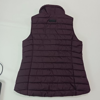 Calvin Klein RN#54163 Performance Women's Burgundy Full Zip Puffer Vest Sz Small Item image 2