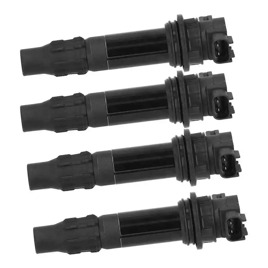 4pcs Car Black Ignition Coil 6B6-82310-00-00 6D3-82310-01-00 6D3-82310-00-0 Pl - £66.05 GBP