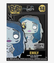 Funko Pop! Pin SE Emily Tim Burton&#39;s Corpse Bride Hot Topic Exclusive - £15.87 GBP