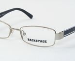 BACKSTAGE BAC4846 col.1 SILVER W/ LIGHT GOLD TINT EYEGLASSES GLASSES 47-... - $46.54