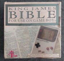 NIB VERY Rare 1995 KING JAMES BIBLE , GAME King James Bible for Game Boy... - £2,334.69 GBP