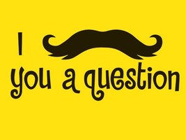 Funny T-SHIRT I Mustache You A Question T-Shirt Country Music Cowboy T- - £10.34 GBP