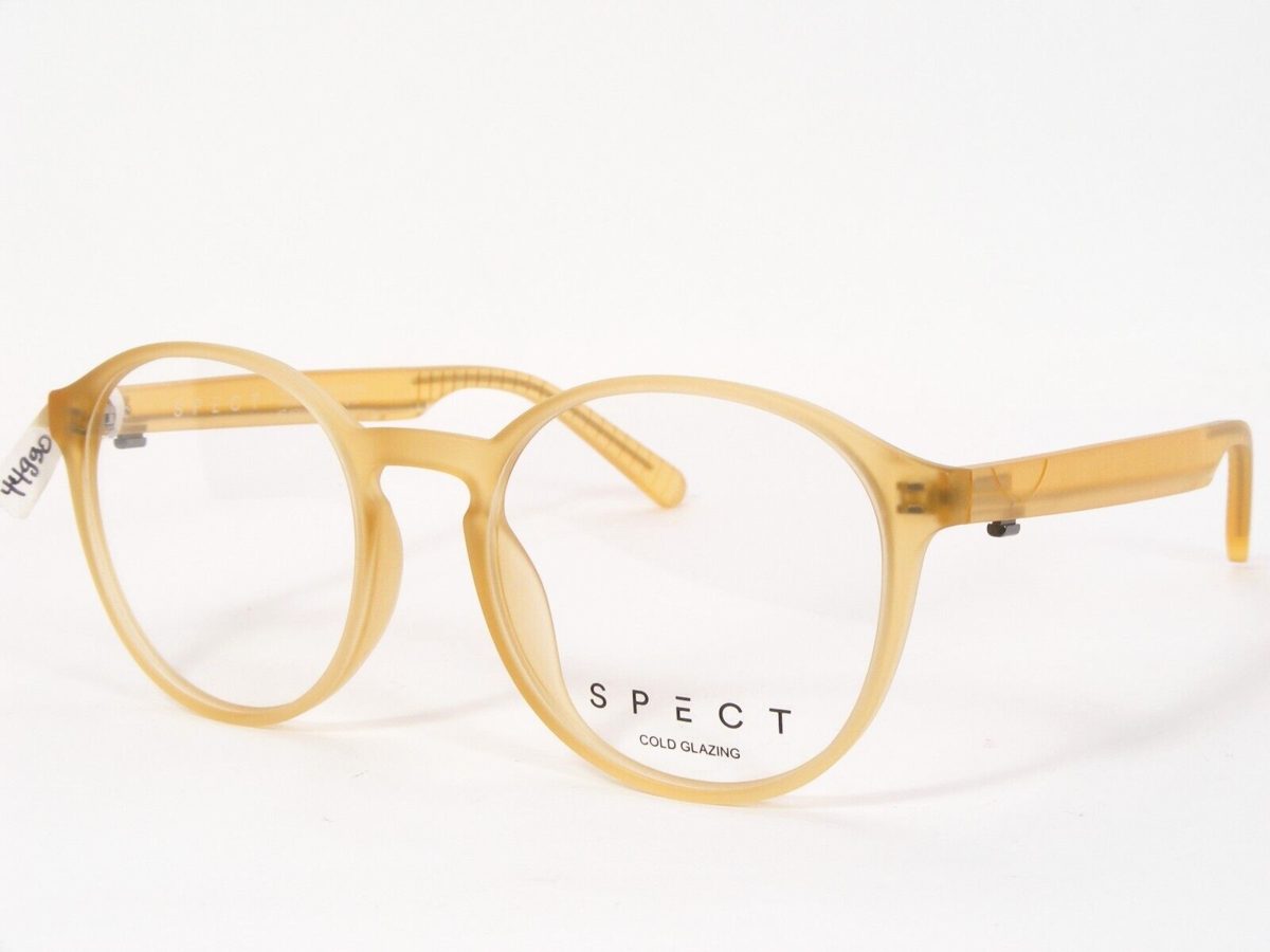 SPECT TULUM-005 Matt Transparent Honig Einzigartig Brille Rahmen 50-18-145 - $135.28