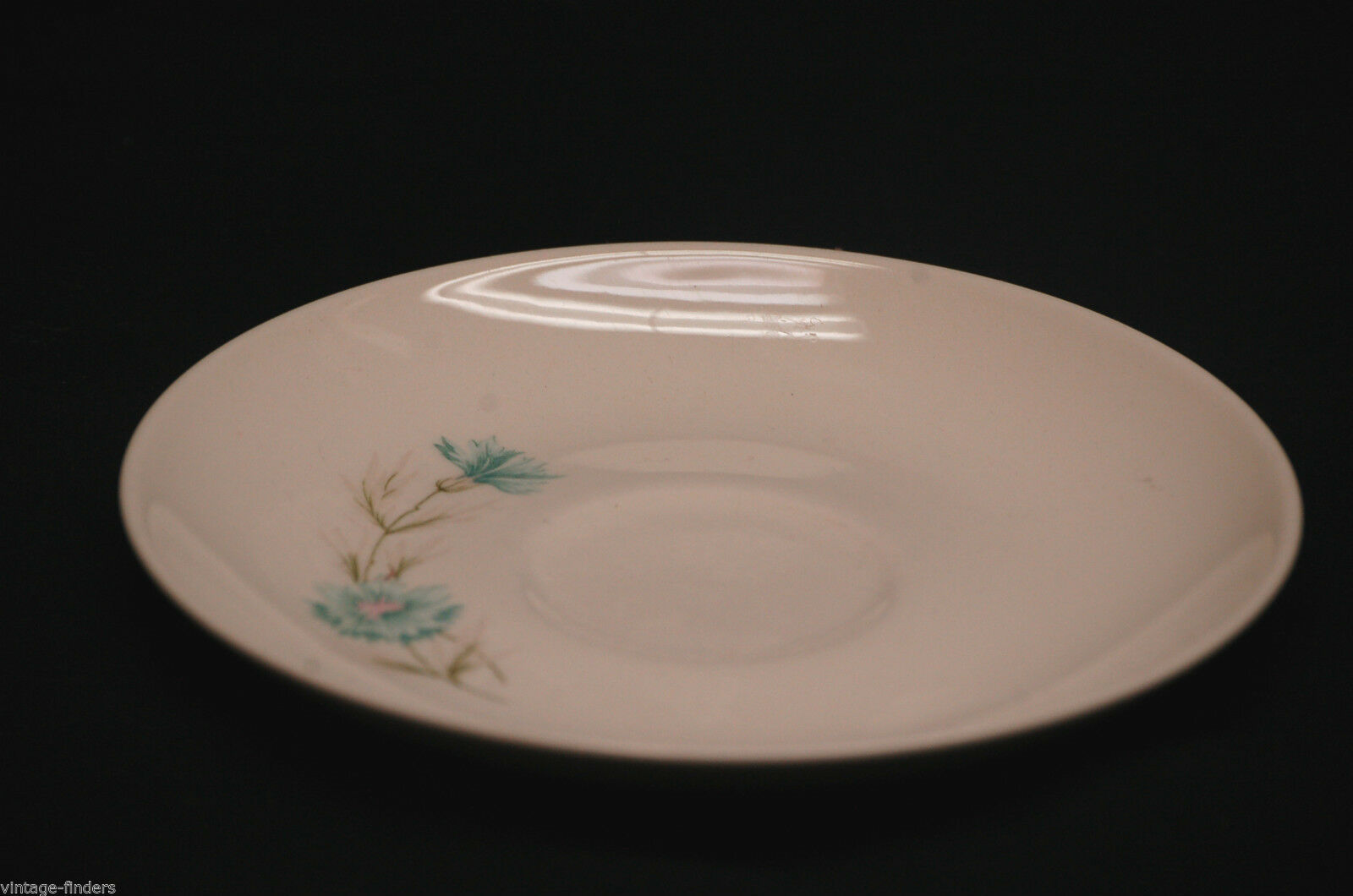 Boutonniere by Taylor Smith & Taylor Saucer Plate Ever Yours Blue / Pink USA Item image 3