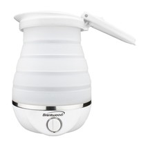 Brentwood Dual Voltage 3.3 Cup Collapsible Travel Kettle in White - £61.65 GBP