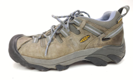 KEEN Dry Targhee II Waterproof Sneakers Womens 8 Gray Leather Lavender S... - £27.65 GBP