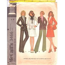 Vintage Sewing PATTERN McCalls 3466, Misses 1972 Step by Step Unlined Su... - £13.92 GBP