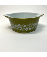 Pyrex Avocado Green Crazy Daisy Spring Blossom 2.5 QT Casserole Dish 475... - $29.88 CAD