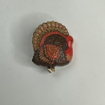 Vintage Hallmark Thanksgiving TURKEY TOM 1978 Holiday Brooch Pin - €5,75 EUR