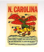 Vintage North Carolina Car Window Sticker / Decal 5&quot; 1/4 NOS - £7.58 GBP