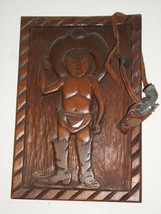 Texas Texan Scout Book Esquire Cowboy Gun Toy Leather Holster Wood Folk Art Baby - £257.55 GBP