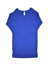 Patagonia Merino Wool Sweater Dress Womens L Blue Midi Body Con Lightweight - £37.41 GBP