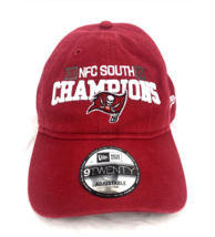 Tampa Bay Buccaneers Hat New Era 2021 NFC South Division Champions 9Twenty Red - £12.34 GBP