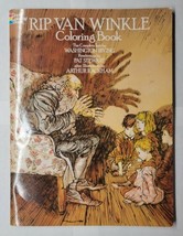 Rip Van Winkle Coloring Book With Text 1983 Dover Classic Stories Coloring Book - £6.32 GBP
