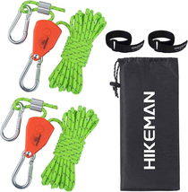 Hikeman Camping Rope with Ratchet Pulley - £15.81 GBP