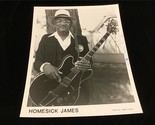 Press Kit Photo Homesick James Blues Artist 8x10 Black&amp;White Glossy - $12.00