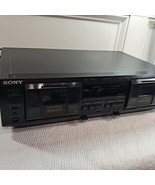 Sony TC-WE435 Dolby Dual Cassette Deck Player Recorder vintage FOR PARTS... - $554.53 MXN