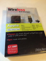 ✅Just Wireless 2.1AMP USB A/C Charger 30 PIN CONNECTOR iPhone 4 /4s/1g/3... - £5.57 GBP
