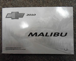 2010 Chevrolet Chevy Malibu Propriétaires Manuel - £62.19 GBP