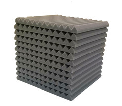 12 Pcs 12&quot;X12&quot;X1&quot; Acoustic Foam Gray Panel Tiles Wall Record Studio Soun... - £26.54 GBP
