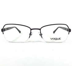 Vogue Brille Rahmen VO 3971-B 897-S Lila Quadratisch Cat Eye Halb Rim 51-18-135 - £22.12 GBP