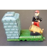 Cast iron mechanical bank Artillery  - £31.37 GBP