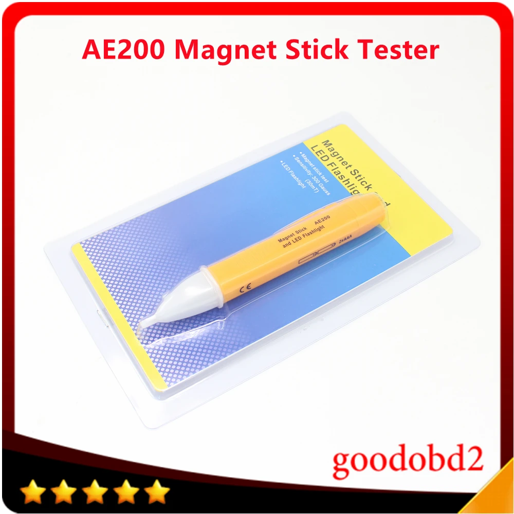 AE200 Auto Car Magnet Stick Tester Non-Contact LED FlashLight Automobile... - £82.92 GBP