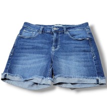 Kensie Jeans Shorts Size 4 /27 W28&quot;xL4.5&quot; Blue Denim Shorts Jean Shorts ... - $25.24