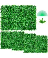 Artificial Boxwood Panel UV 4pcs Boxwood Hedge Wall Panels Artificial Gr... - £30.07 GBP