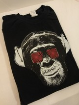 Men&#39;s Modern Urban Funky Monkey Long Sleeve T-Shirt Size: XL - $22.77