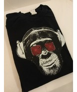 Men&#39;s Modern Urban Funky Monkey Long Sleeve T-Shirt Size: XL - £17.83 GBP