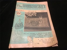 Workbasket Magazine November 1951 Crochet a Place Mat, Make a Varsity Beanie - $6.00