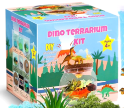 Dino Terrarium Kit Glowing Night Light Craft Kit - $565.82 MXN