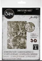 Sizzix 3D Textured Impressions Embossing Folder By Tim Holtz-Elegant - £4.66 GBP