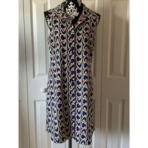 Cabi Women&#39;s Sleeveless Heart Print Shirt Dress Size S Multicolor - $363.21 MXN