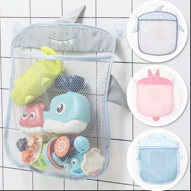 Baby Bath Toys Organizer Quick Dry Toddlers Mesh Net Bag for Bathroom Toy - £8.34 GBP