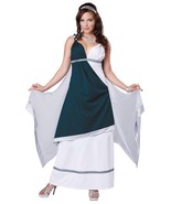 California Costumes Women&#39;s Roman Beauty Goddess Long Dress Teal/White L... - £26.86 GBP