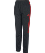 adidas Big Kid Boys Melange Mesh Pants,Black/Red,Small - £31.87 GBP