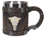 Western Cow Skull Mug Coffee Cup - $30.98
