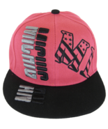 Michigan Raised Text Adjustable Snapback Baseball Cap (Pink/Black) - £12.74 GBP