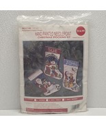 Woolworth Snowman Needlepoint Kit 71402 Christmas Stocking Vintage - $93.95