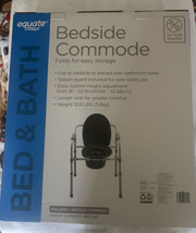 Equate Bedside Commode- Walmart Ref# FBL0002 400 Lb Capacity - £40.33 GBP
