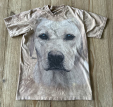 The Mountain Yellow Lab Labrador Dog Face T-Shirt Size Small USA MADE 2011 - £19.98 GBP